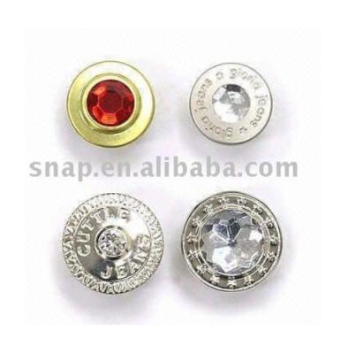 China Washable Metal Replacement Jeans Buttons Kit for sale