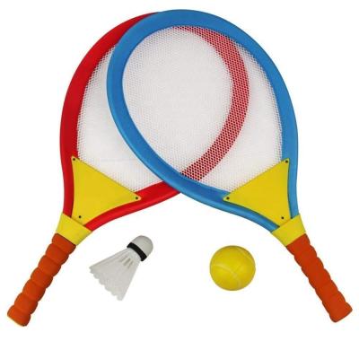 China Ourdoor beach bat/badminton racket/tennis balls set toys equipment beach sports toys for boys girls for sale