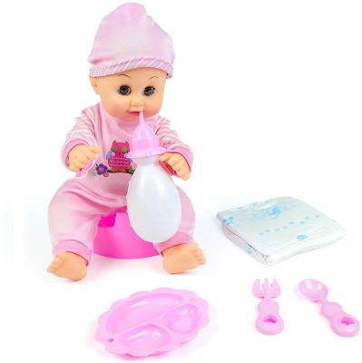 China Toy High Quality Soft Mini Silicone Reborn Doll With Sounds Realistic 11.8 Inch Reborn Baby Dolls For Toddlers Juguetes Educativos for sale