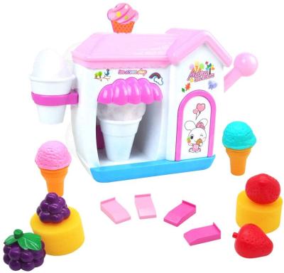 China Funny Educational Toys 10Pcs Bubble Bath Toys Ice Cream Maker Bubble Foam Game Machine Bathtub Toys Pretend Play For Kids for sale