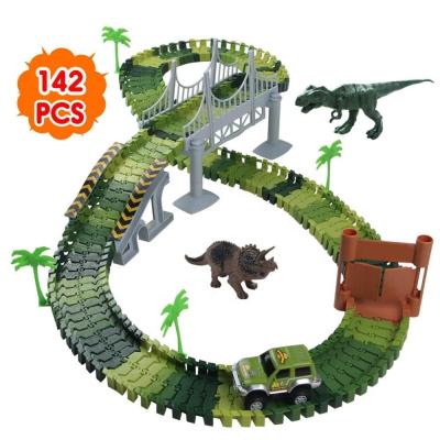 China BIG Slot Toy Rebate Dinosaur Toys Race Car Flexible Track for sale