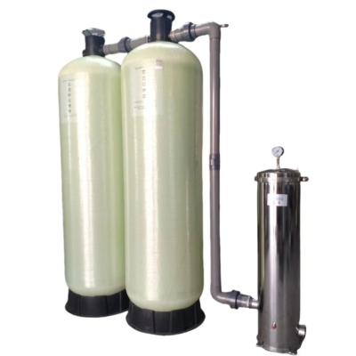 China Two Stage Groundwater Filtration Water Treatment System 6000L for sale