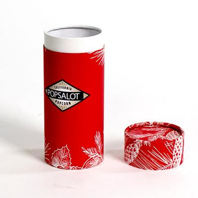 China Receclyed Material Biodegradable Food Grade Cylinder Box Tea Paper Tube Packaging for sale