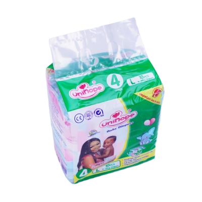 China Baby Diapers Soft Breathable Disposable Newborn Diapers Good Absorption for sale