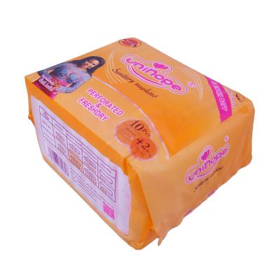 China Breathable PE Film Winged Cotton Sanitary Pads Women Care Sanitary Napkin en venta