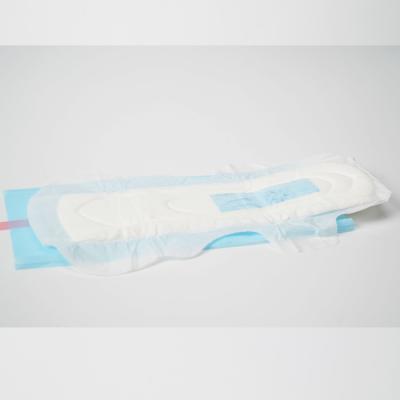 China Unihope PE Film Napkin Cotton Sanitary Pads Netty And Soft Cotton Embosses Top Sheet for sale