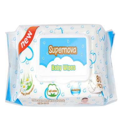 China Good Quality Soft Hand Feel Newborn Wet Wipes Babies Skin Care Wet Tissue for sale