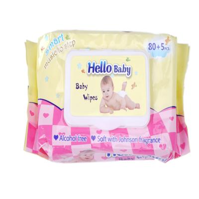 China OEM Baby Wet Wipes Good Smell Newborn Wet Wipes Non-Woven Material for sale