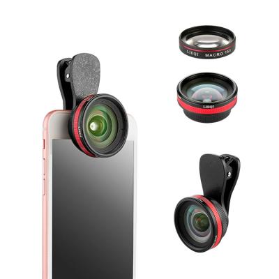 China Without Macro Distortion High Quality Universal Clip Wide Angle Mobile Phone Camera Lens for sale