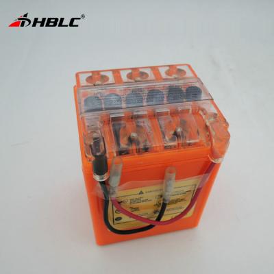 China Motorcycle Battery 12N2.5-BS Maintenance Free Rechargeable Orange GEL 2.5AH for sale