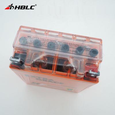 China Maintenance Free Motorcycle Battery 12N5-BS Orange GEL 5AH for sale