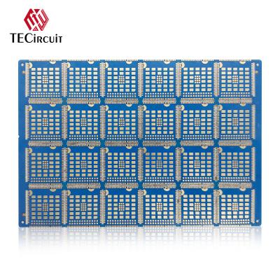 Cina FR4 RIGID PCB Quattro lati 6 strati PCB half cut slot immersion gold 2u in vendita