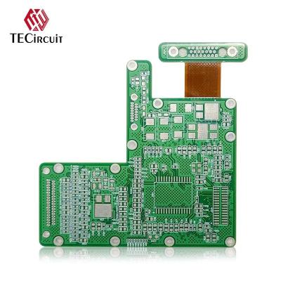 China FR4 PI Material Rigid Flex PCB Printed Circuit Board Immersion Gold 2u for sale