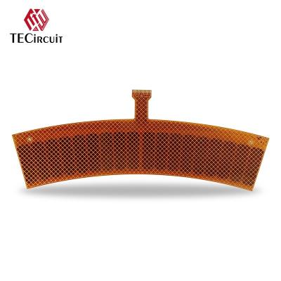 China 2 Layer FPC Flexible PCB Rigid-Flex Board Gold Finger 0.15mm Thickness for sale