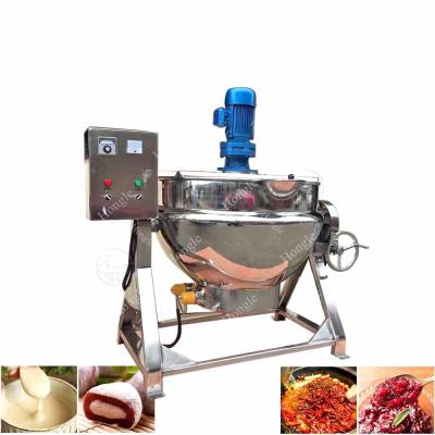 China 12kg Capacity Food Cooking Industrial Jacketed Kettle with Stainless Steel Pot Stirrer for sale