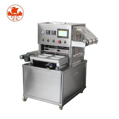 China Code Printing Function Semi-Automatic Vacuum Tray Sealing Machine for 380V Voltage for sale