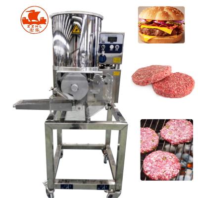 China Hamburger Meat Patty Forming Machine Stainless Steel Round Meat Pie Shaping Machine for sale