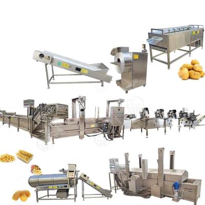 China Industrial Vegetable Cutting French Fries Processing Machine with Capacity Options for sale