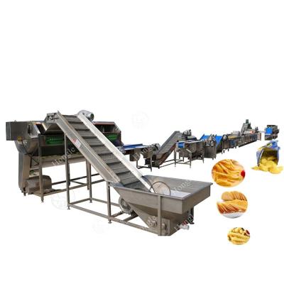 China 1580 KG Potato Chip Peeler Frozen French Fries Packaging Machine for Customized Needs for sale