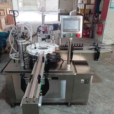 China Automatic Feeding Precision Filling Intelligent Capping In One Of The Automated Filling And Rotating Packaging Equipment for sale