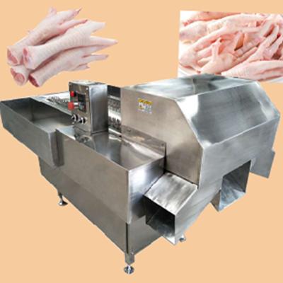 China Commercial Stainless Steel Body Precision Cutting Machine Automatic Chicken Feet Cutting Machine for sale