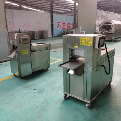 China Warmverkopende commerciële rol rundvlees spek snijmachine schapenrol snijmachine bevroren vlees snijmachine Te koop