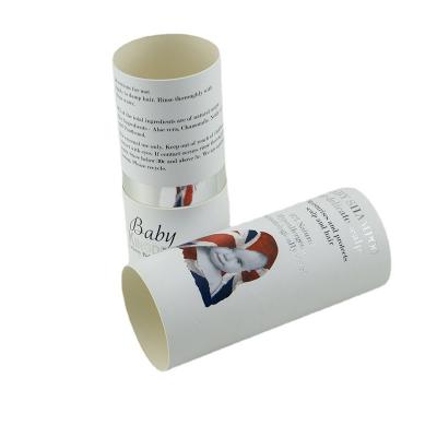 China Recyclable Round Cardboard Logo Cylinder Packaging Box Custom T-Shirt Tube Packaging Box For Apparel Packaging for sale