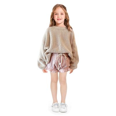 China Princess Clothes Kids Girls Fashion Winter Viable Wholesale Sweaters Thick Solid Children Sweaters Baby Sweaters for sale