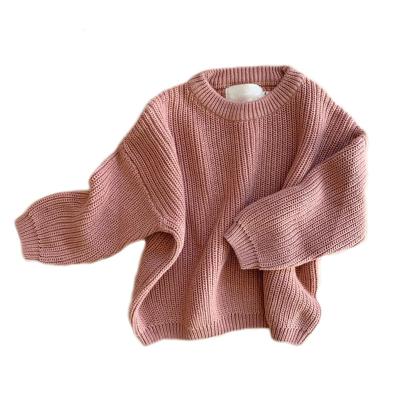 China 2022 Custom Baby Winter Cotton Chunky Knitted Newborn Child Kids Anti-Shrink Sweaters for sale