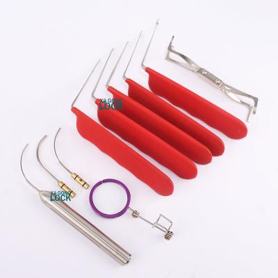 China Practice Lockpicking Skills Professional Open Open Tool Kit Lockpick Auto Car Locksmith for sale