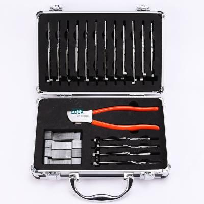 China Original Stainless Steel Car Locksmith Picking Tools 32 Pcs 16 Pcs Lishi 2 in 1 Lishi Tools Auto Lock Pick Set for sale