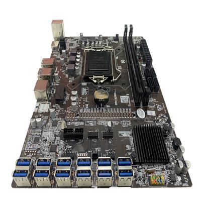 China Professional Desktop 2021 Graphics Card Motherboard B250 Supports 12 Slot ATX Motherboard B250 for sale