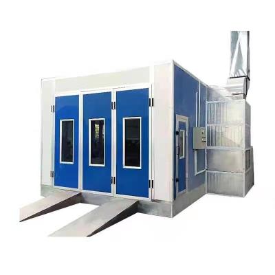 China Factory sale the spray booth heating diesel car part car diesel heating paint spray booth 7000*5100*3200mm for sale