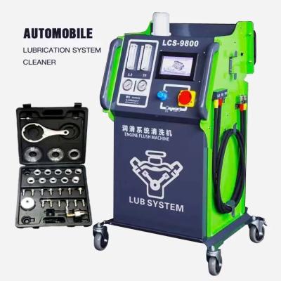 China Hot selling auto flush lubrication system machine car engine lubrication cleaner LCS-9800 69X59X110cm for sale