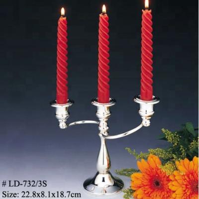 China Home decoration metal candle holder with three cups for sale