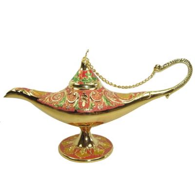 China China antique enamel metal alladin craft for sale