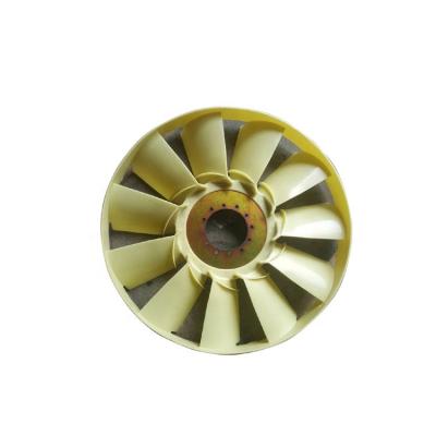 China 6C458600BB 6C45-8600-BB fan blade for cummins Ford Cargo 2632 4432 OEM standard size for sale