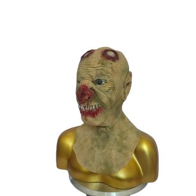 China Halloween Realistic Horror Cosplay Party Adults Zombie Party Latex Bloody Costume Halloween Mask for sale