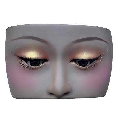 China Beauty Tools Professional Training Manikin Head Facial Massage Eyelash Extensions Shaping Displays Lash Head for sale