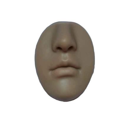 China Premium Realistic Mold 3D Permanent Makeup Microblading Practice Lip Tattoo Skin Mannequin Mouth Nose for sale