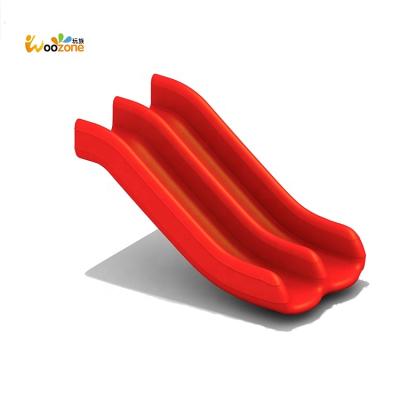 China Wholesale Indoor UV Playground Spare Parts Amusement Park Protective Plastic Slide Double for sale