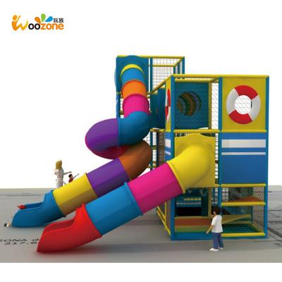 China Cheap UV Protection Indoor Outdoor Half Tube Slide, Plastic Parts Tube Slide Parts for sale