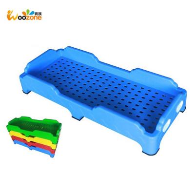 China Hospital Fire Retardant Waterproof Cheap Baby Set School Mesh Cloth Crib Cot Plastic Stackable Crib Cot Crib for sale