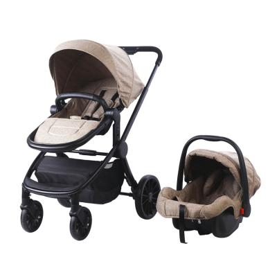 China High Landscape Purpose Luxury Baby Stroller Cotton Winter Multifunctional Stroller 3 in 1 cochesito de bebe for sale