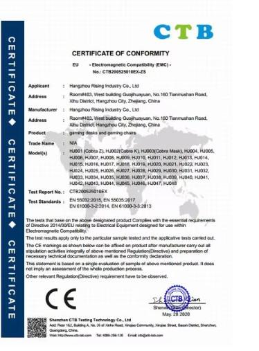 CE - Hangzhou Rising Industry Co., Ltd.