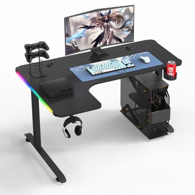 China 1050*700*115mm Sturdy Writing L Shaped Gaming Desk Adjustable Height for Home Office for sale