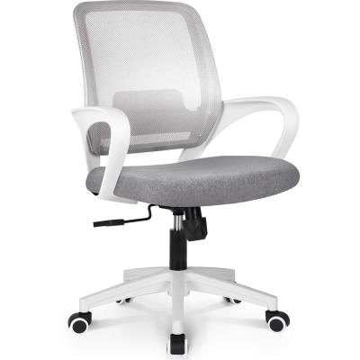 China Metal Chair with Adjustable Swivel and Lumbar Support Ergonomic Mesh Computer Chair for sale