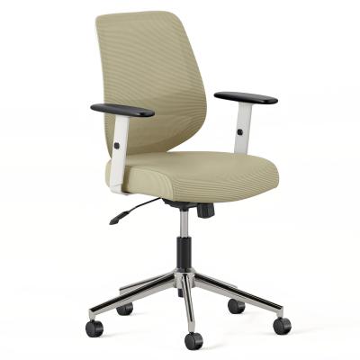 China 360 Swivel Mesh Computer Office Chair with Adjustable Lumbar Rest and Armrests 30 lbs for sale