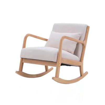 China Customized Color Modern Rocking Chair for Bathroom Sitting Living Room Relax Sofa Chair for sale