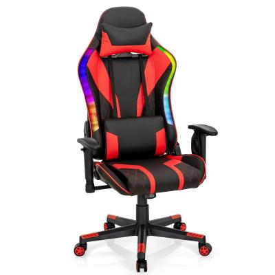 China Verbeter uw gaming stoel naar ALINUNU Draaiende stoel met RGB LED-lichten Ergonomisch ontwerp Te koop